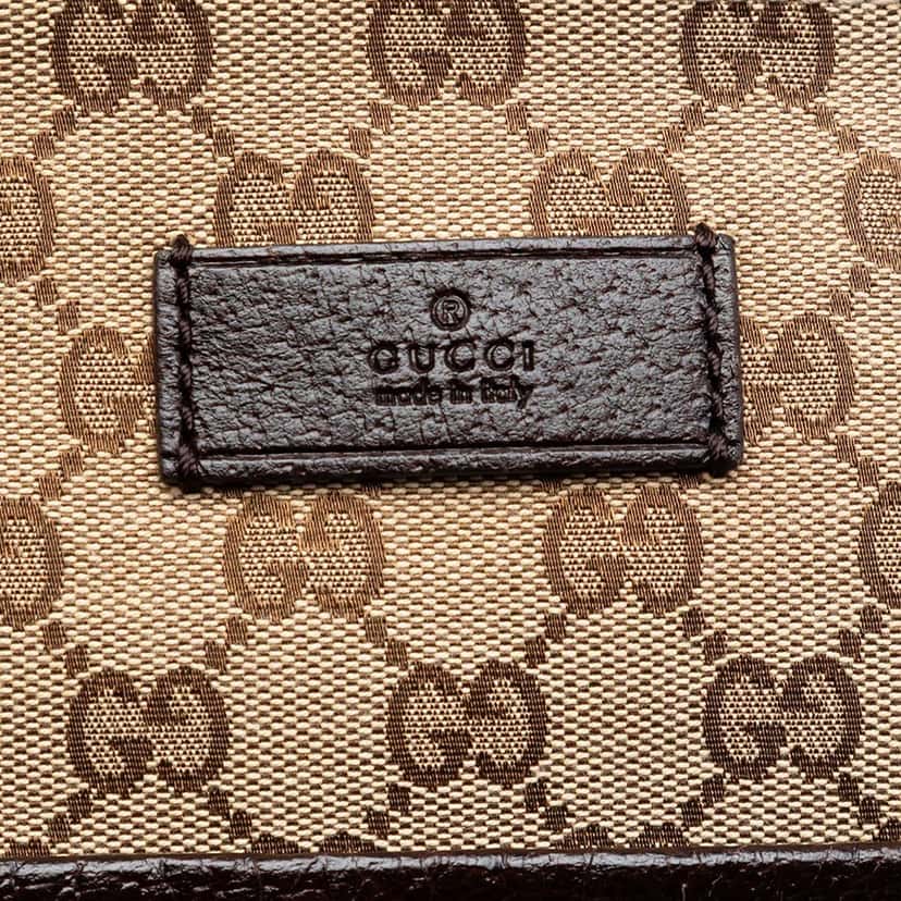 Gucci GG Canvas Web Crossbody Beige Very good condition - Box View