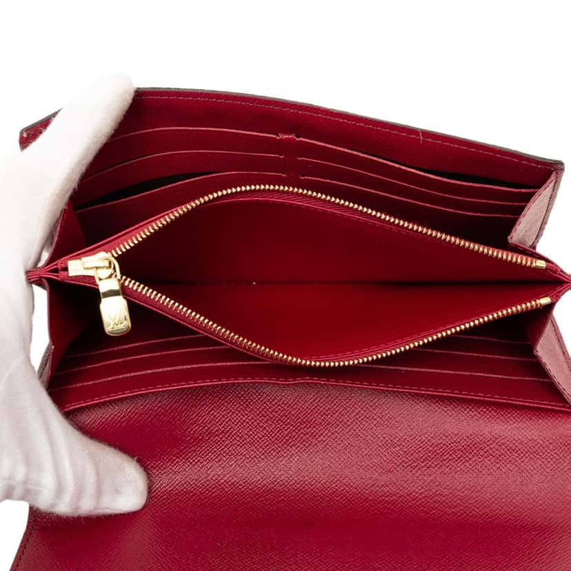 Louis Vuitton Monogram Portefeuille Sarah Wallet Brown Very good condition - Box View