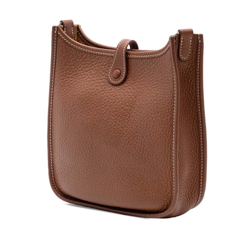 Hermès Clemence Evelyne 16 Amazone Brown Leather Very good condition - Back View