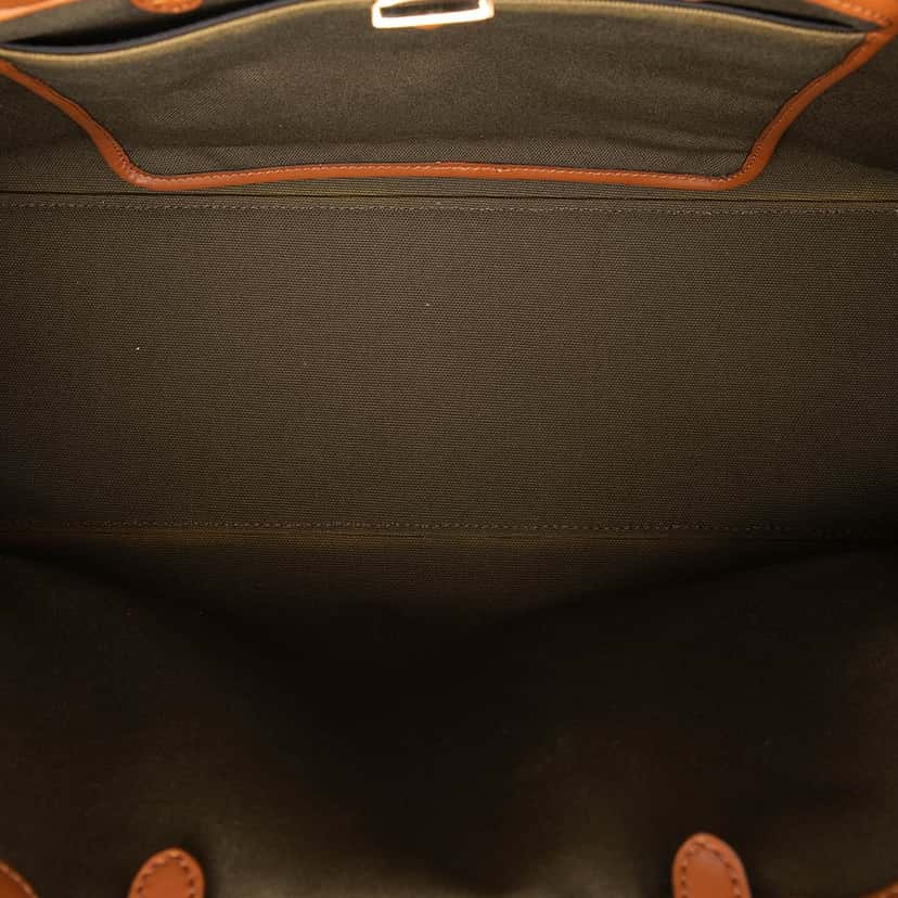 Fendi Zucca Embroidered Canvas Peekaboo X Tote Green Very good condition - Model View