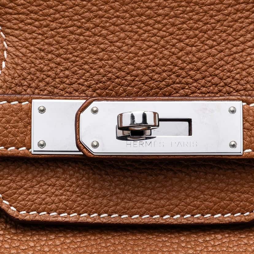Hermès Togo Birkin Retourne 35 Brown Leather Very good condition - Box View