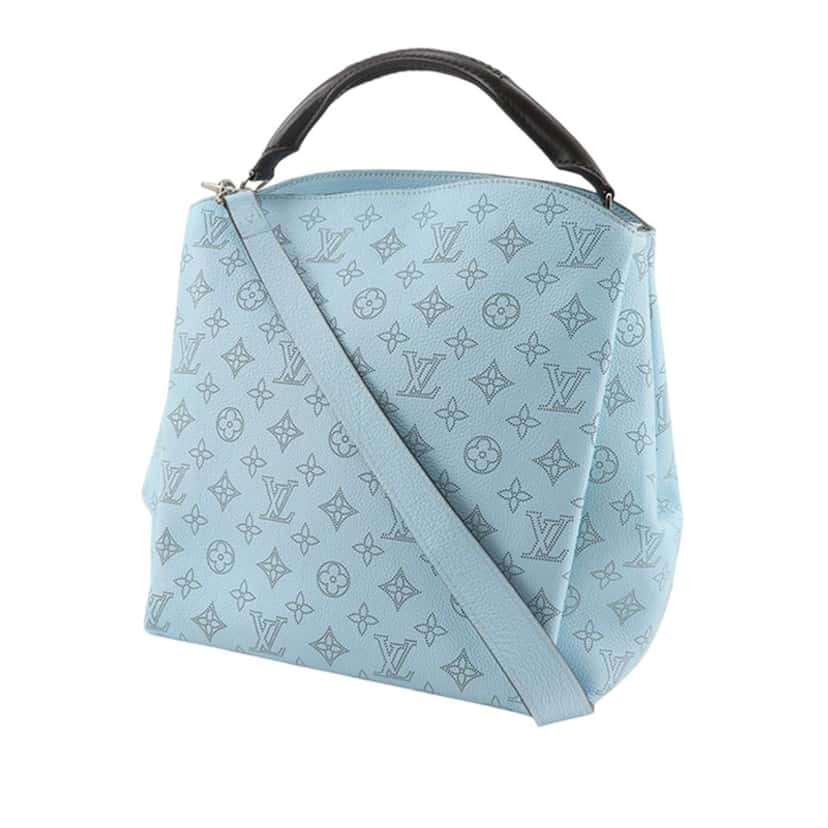 Louis Vuitton Mahina Babylone PM Blue Leather Very good condition - Back View