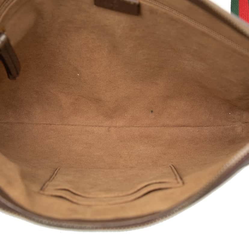 Gucci GG Supreme Web Bengal Crossbody Beige Very good condition - Model View