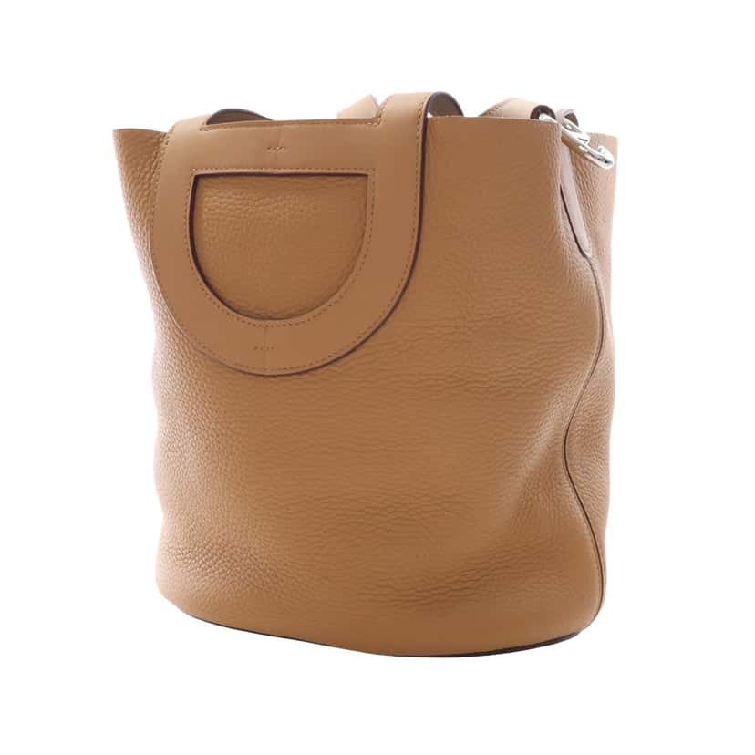Hermès Clemence and Swift In the Loop 23 Brown Leather Very good condition - Back View