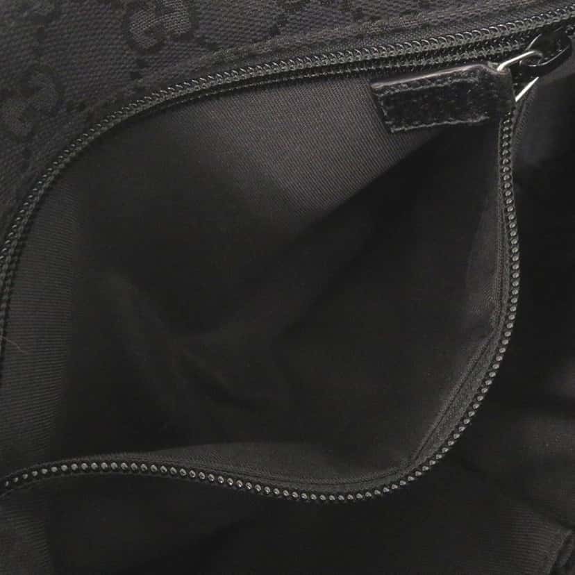 Gucci GG Canvas Web Crossbody Black Very good condition - Box View