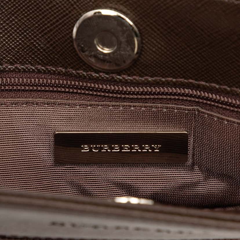 Burberry House Check Canvas Crossbody Beige Very good condition - Box View