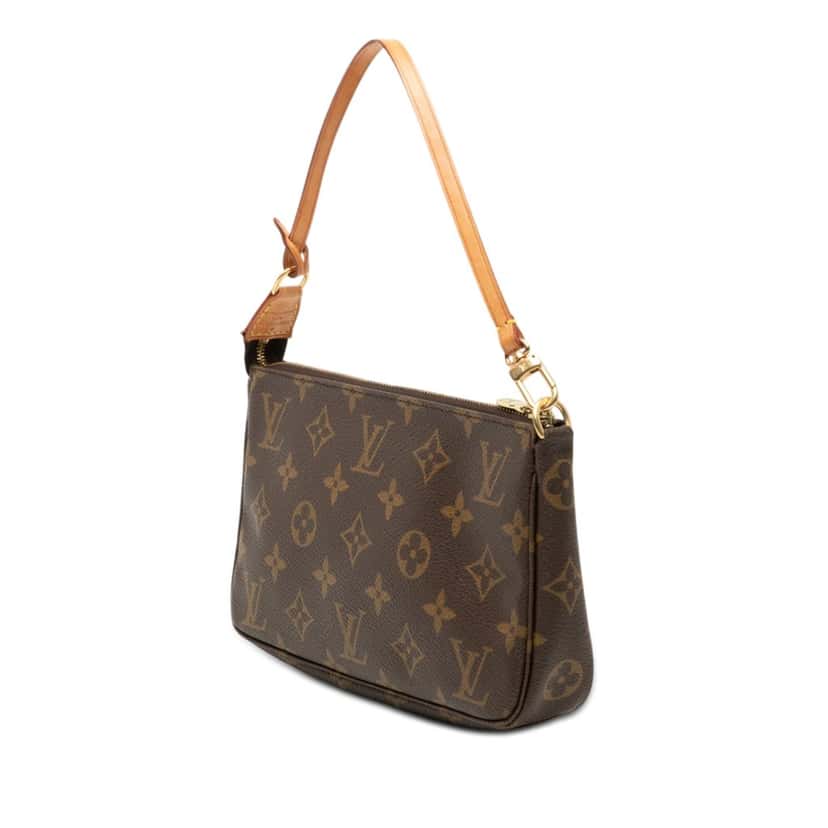 Louis Vuitton Monogram Pochette Accessoires Brown Very good condition - Back View