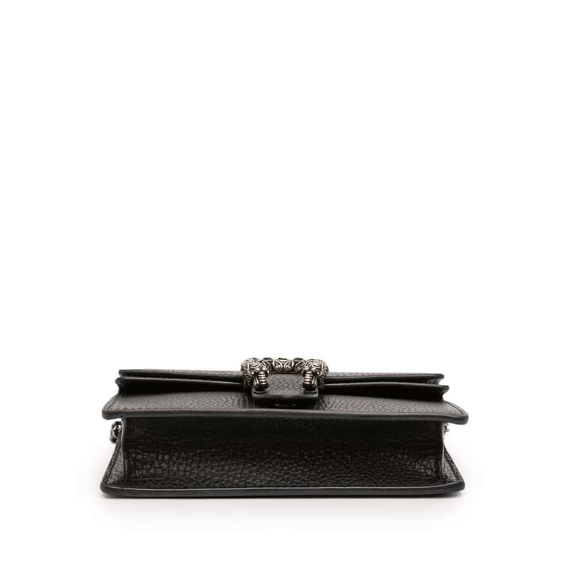Gucci Mini Calfskin Dionysus Crossbody Black Leather Very good condition - Inside View