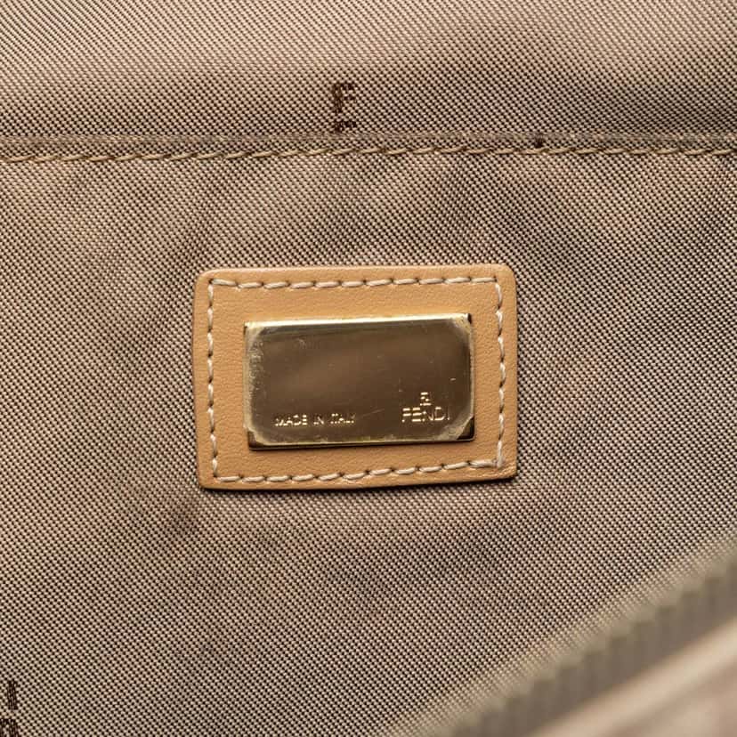Fendi Zucchino Canvas Tote Beige Very good condition - Box View