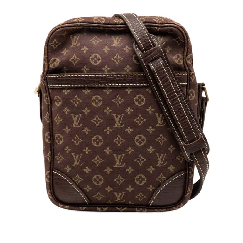 Louis Vuitton Monogram Mini Lin Danube Brown Very good condition - Front View
