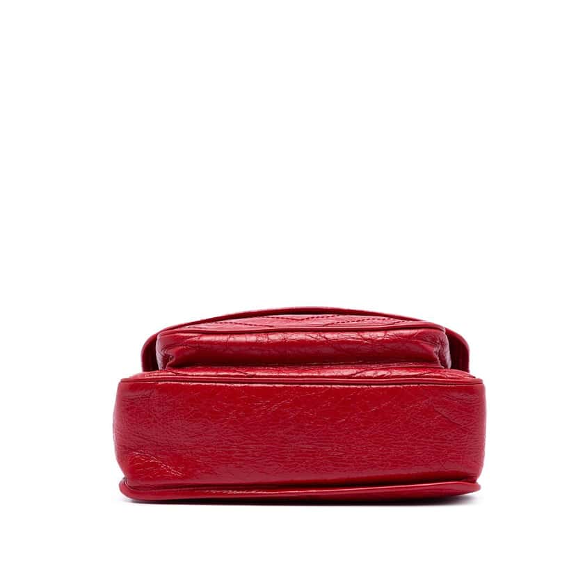 Saint Laurent Medium Crinkled Calfskin Niki Red Leather Very good condition - Inside View