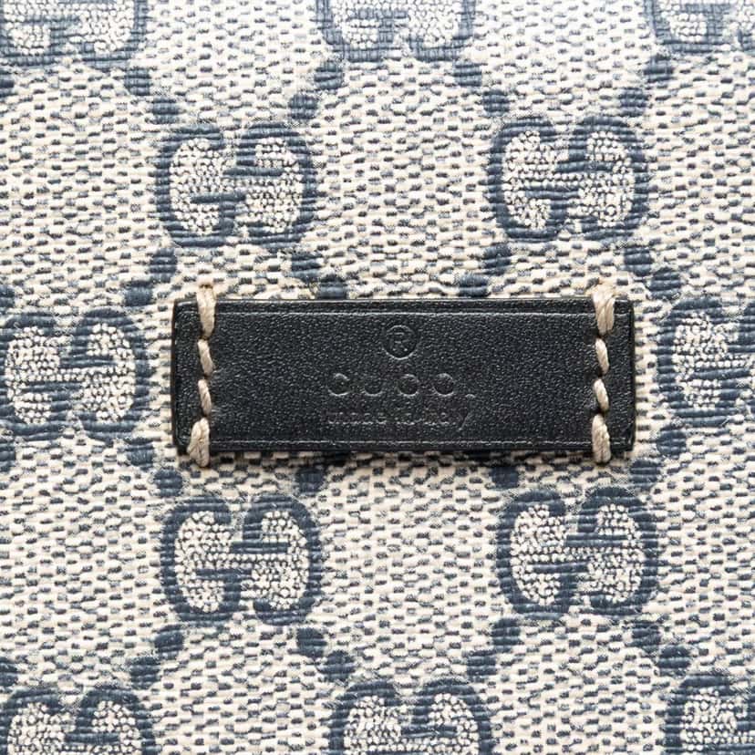 Gucci GG Supreme Laptop Bag Beige Very good condition - Box View