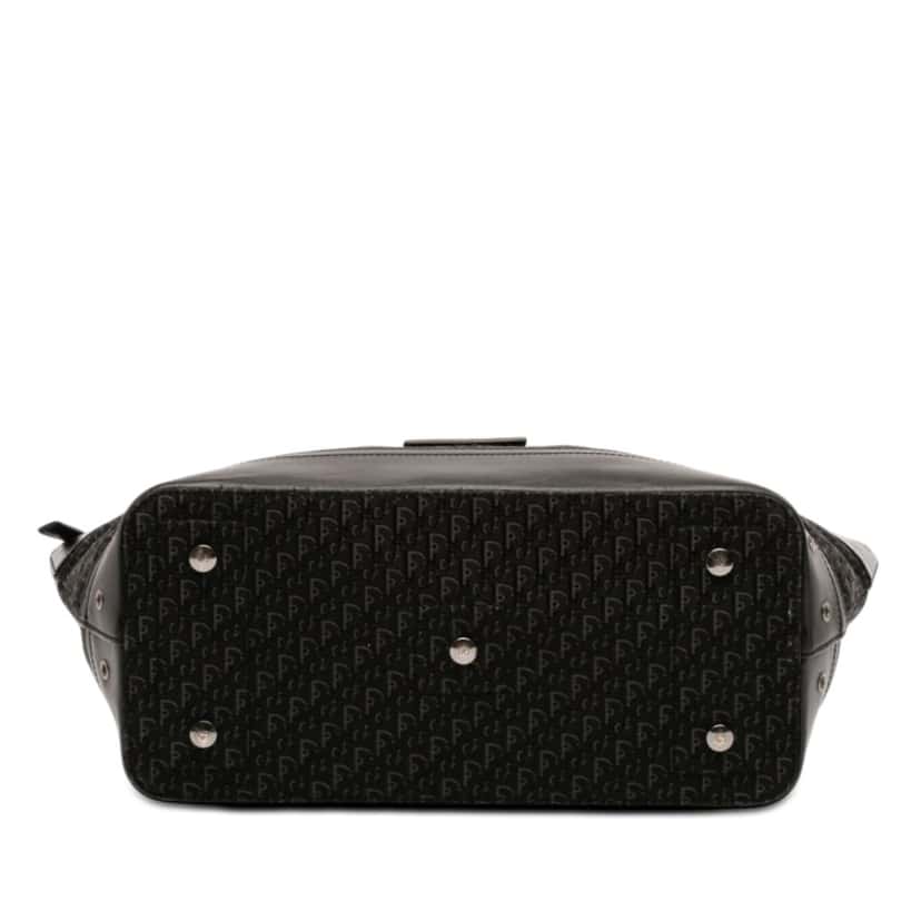 Dior Diorissimo Trotter Canvas Street Chic Columbus Tote Black Good condition - Inside View