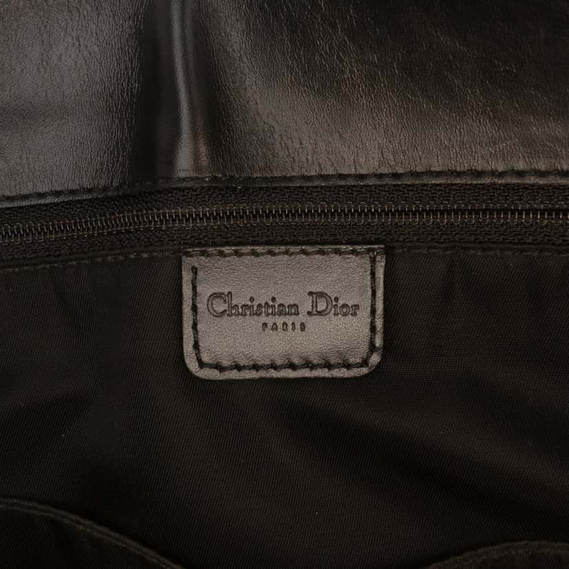 Dior Diorissimo Trotter Canvas Street Chic Columbus Tote Black Good condition - Box View