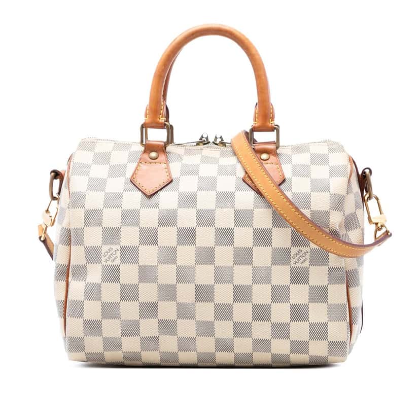 Louis Vuitton Damier Azur Speedy Bandouliere 25 White Very good condition - Front View