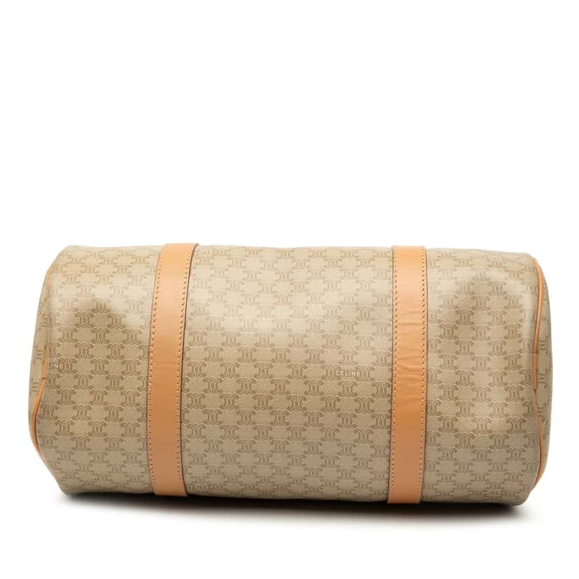 Celine Macadam Coated Canvas Shoulder Bag Beige Very good condition - Inside View