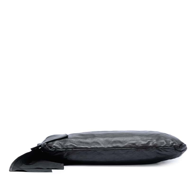 Prada Nappa Antique Bow Clutch Black Leather Very good condition - Inside View
