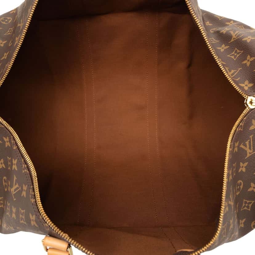 Louis Vuitton Monogram Keepall Bandouliere 55 Brown Very good condition - Model View