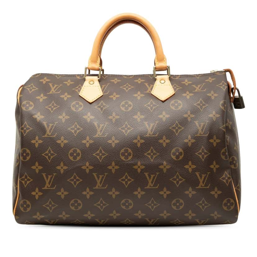 Louis Vuitton Monogram Speedy 35 Brown Very good condition - Front View