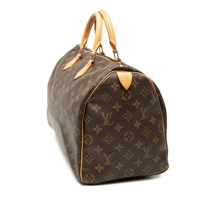 Louis Vuitton Monogram Speedy 35 Brown Very good condition - Back View