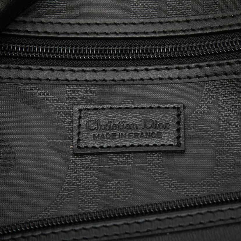 Dior Diorissimo Trotter Coated Canvas Travel Bag Black Very good condition - Box View