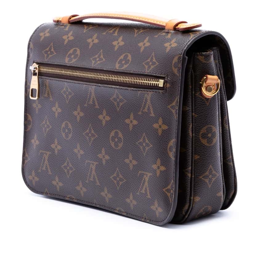 Louis Vuitton Monogram Pochette Metis Brown Very good condition - Back View