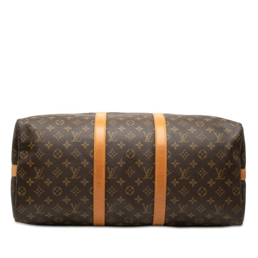 Louis Vuitton Monogram Keepall Bandouliere 50 Brown Very good condition - Inside View