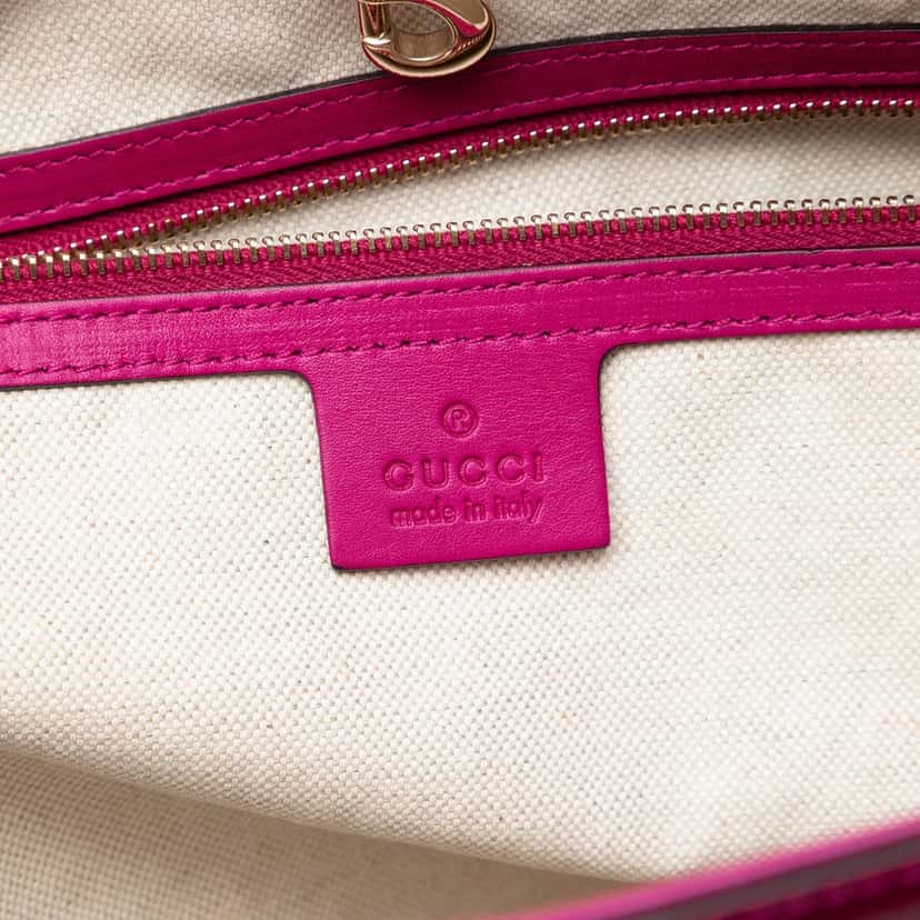 Gucci Patent Microguccissima Nice Tote Pink Leather Very good condition - Box View