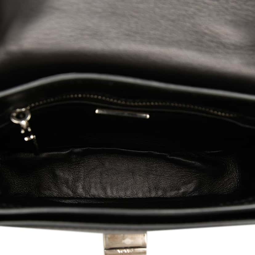 Prada Bicolor City Calf Satchel Black Leather Very good condition - Model View