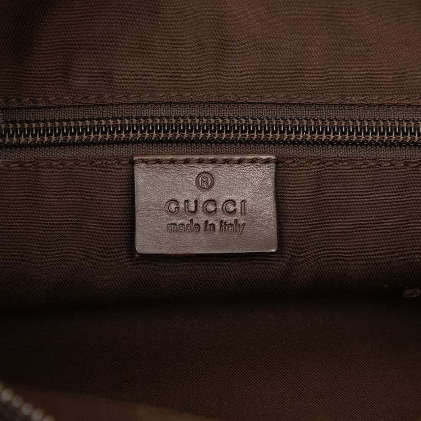 Gucci Guccissima Crossbody Brown Leather Very good condition - Box View
