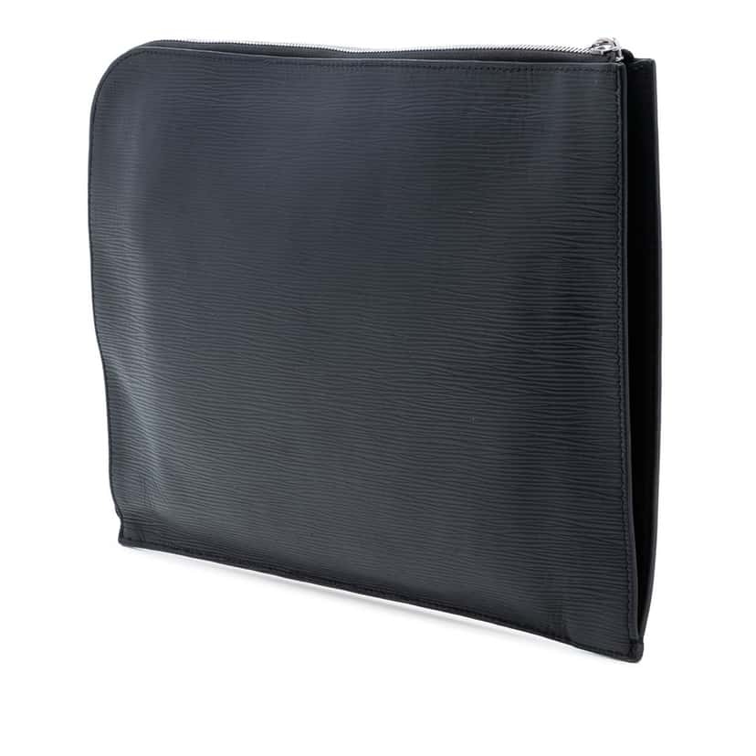 Louis Vuitton Epi Pochette Jour GM Black Leather Very good condition - Back View