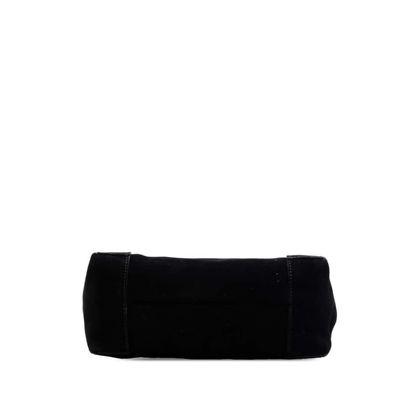 Gucci Suede Handbag Black Leather Very good condition - Inside View