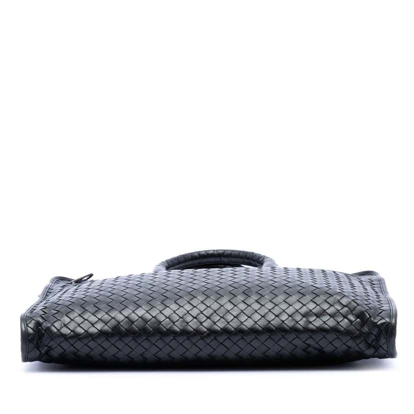 Bottega Veneta Nappa Intrecciato Briefcase Black Leather Very good condition - Inside View