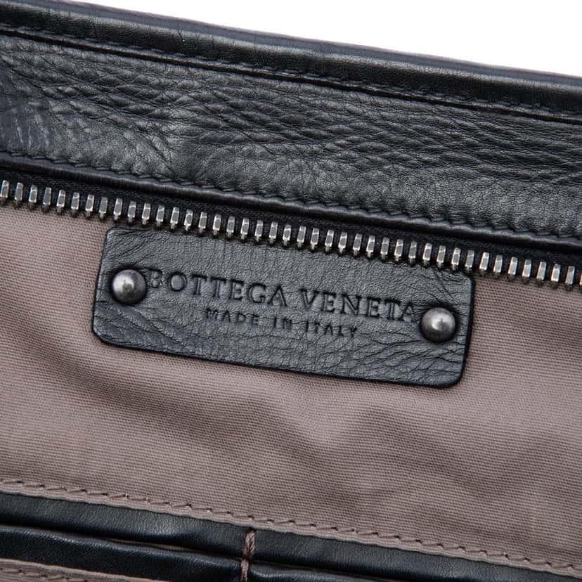 Bottega Veneta Nappa Intrecciato Briefcase Black Leather Very good condition - Box View