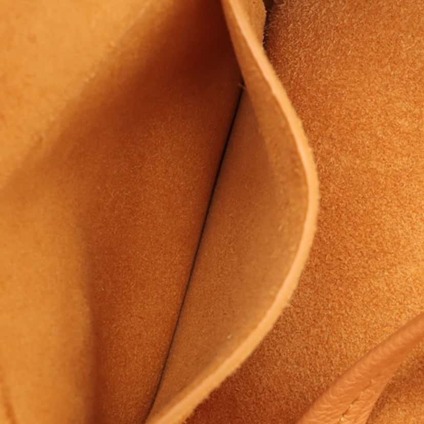Celine Small Grained Calfskin Phantom Cabas Tote Orange Leather Very good condition - Inside View