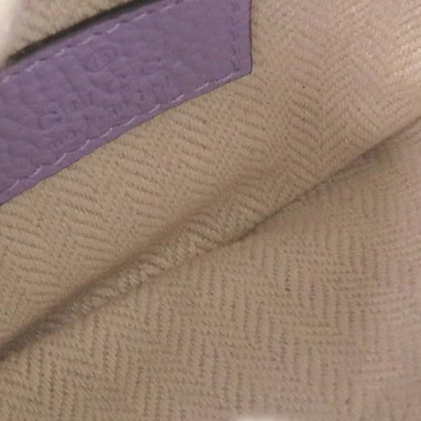 Gucci Micro Mini Calfskin Web B Crossbody Purple Leather Very good condition - Inside View