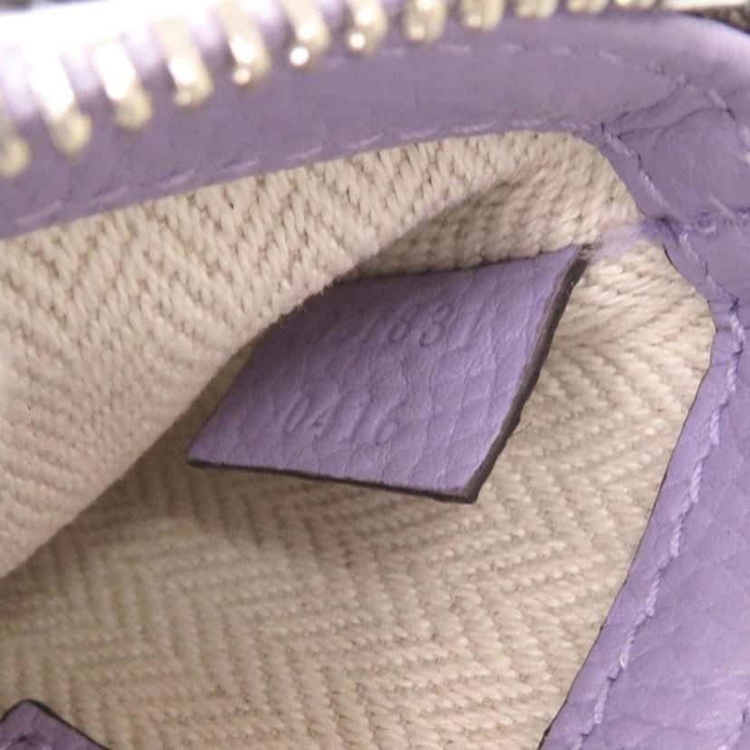 Gucci Micro Mini Calfskin Web B Crossbody Purple Leather Very good condition - Box View
