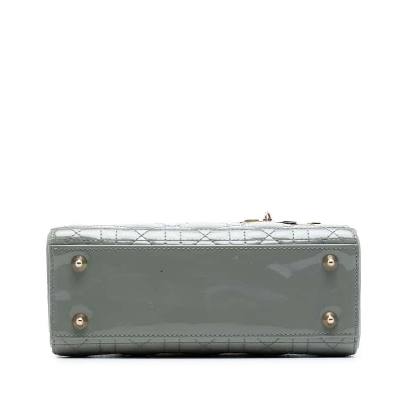 Dior Small Patent Cannage Lady Dior Other Leather Very good condition - Inside View