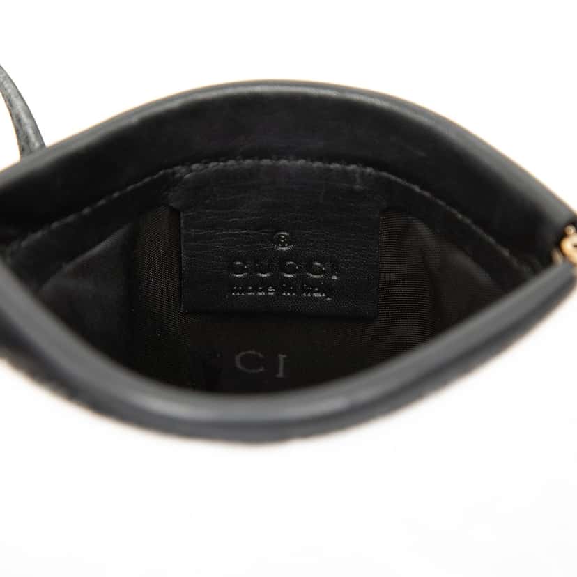 Gucci Calfskin Bucket Bag Black Leather Very good condition - Box View