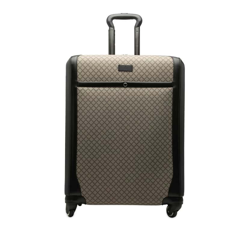 Gucci Diamante Coated Canvas Trolley Beige Very good condition - Front View