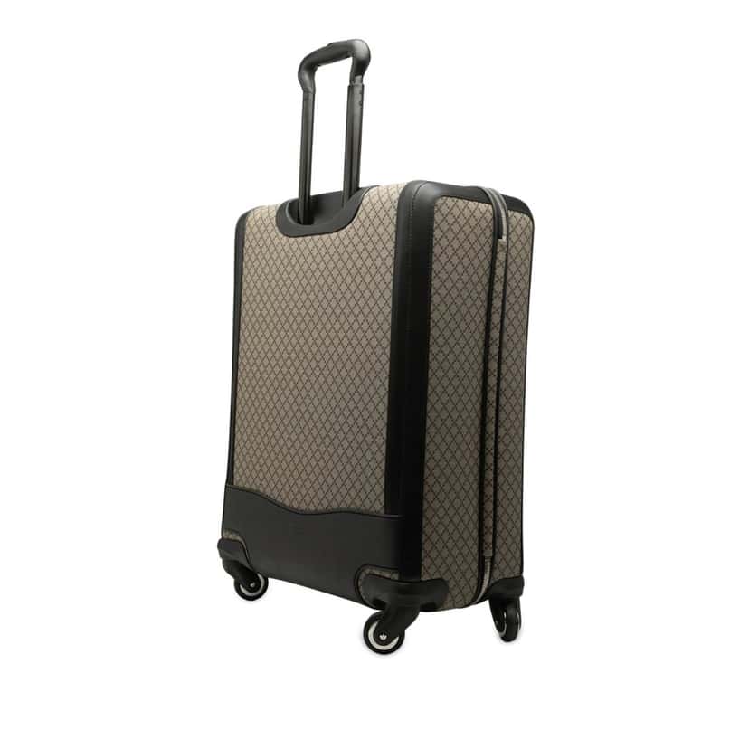 Gucci Diamante Coated Canvas Trolley Beige Very good condition - Back View