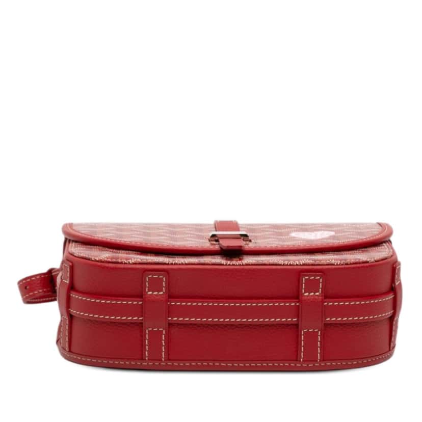 Goyard Goyardine Coeur Goyard Belvedere II PM Red Very good condition - Inside View