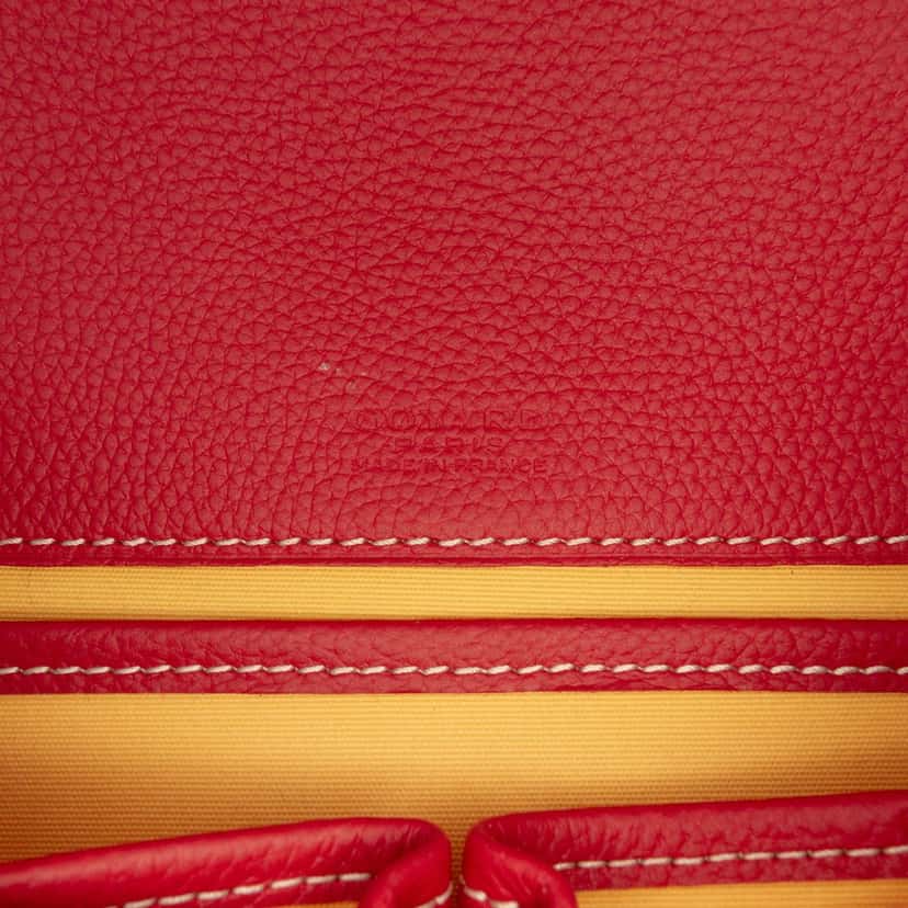Goyard Goyardine Coeur Goyard Belvedere II PM Red Very good condition - Box View