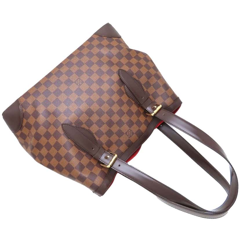 Louis Vuitton Damier Ebene Hampstead MM Brown Very good condition - Back View