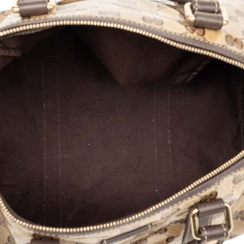 Gucci Medium GG Crystal Joy Boston Bag Beige Very good condition - Model View