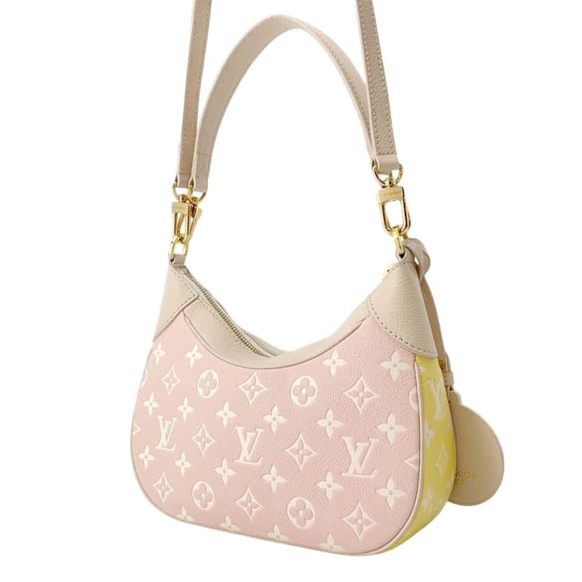 Louis Vuitton Tricolor Monogram Empreinte Bagatelle Beige Leather Very good condition - Back View