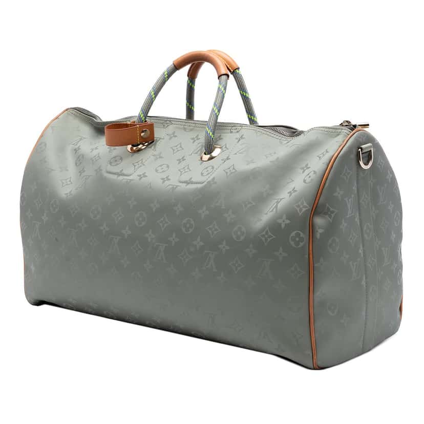 Louis Vuitton Monogram Titanium Keepall Bandouliere 50 Other Very good condition - Back View