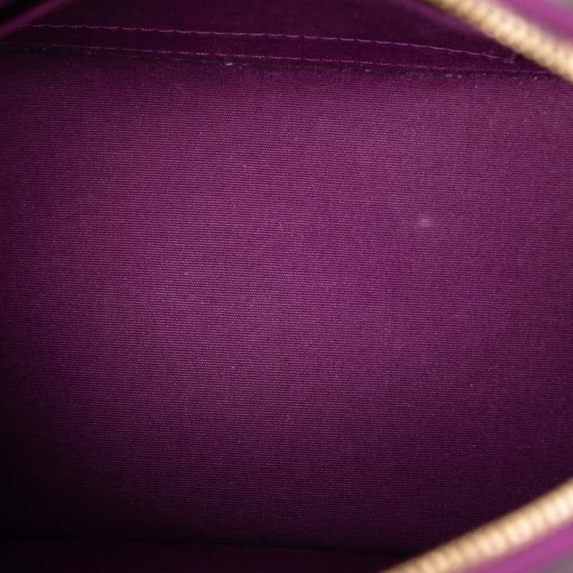 Louis Vuitton Monogram Vernis Alma BB Purple Leather Very good condition - Model View