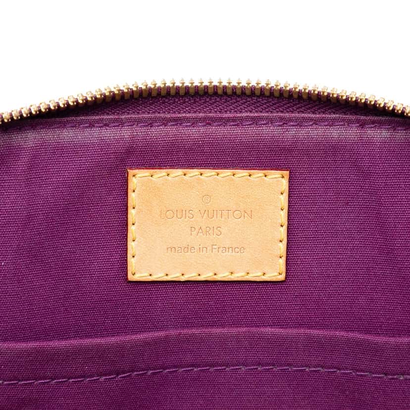 Louis Vuitton Monogram Vernis Alma BB Purple Leather Very good condition - Box View