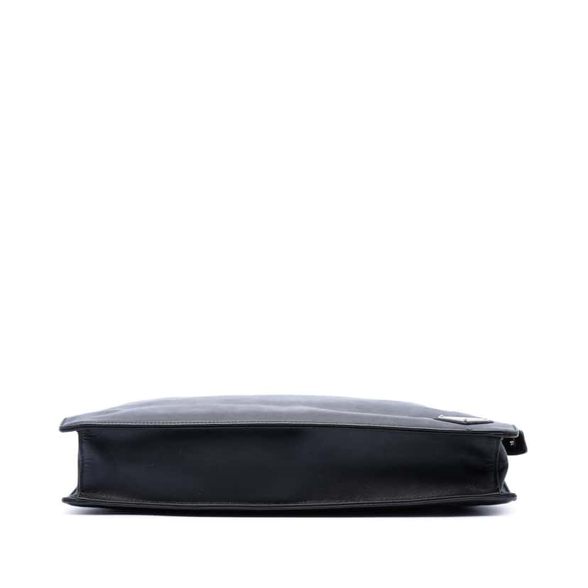 Prada Saffiano Business Bag Black Leather Very good condition - Inside View